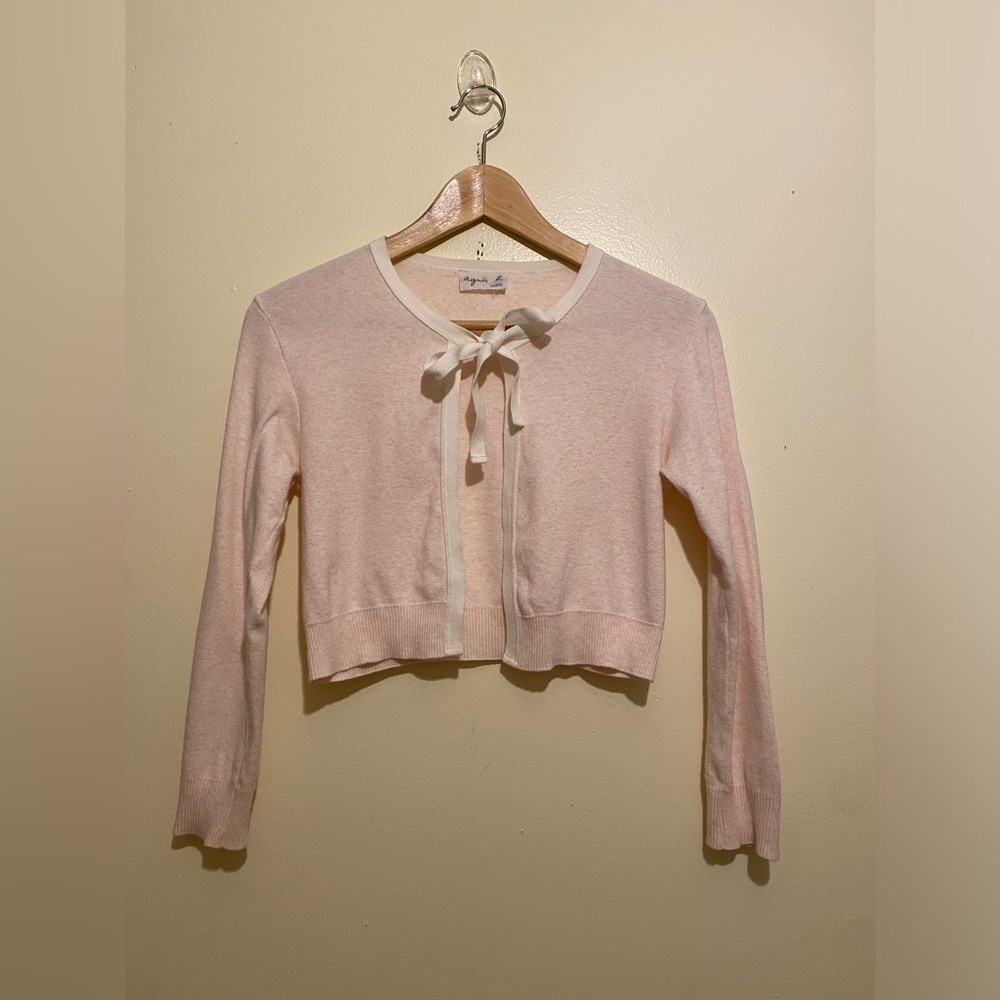 Agnes B. Bow Cardigan vintage